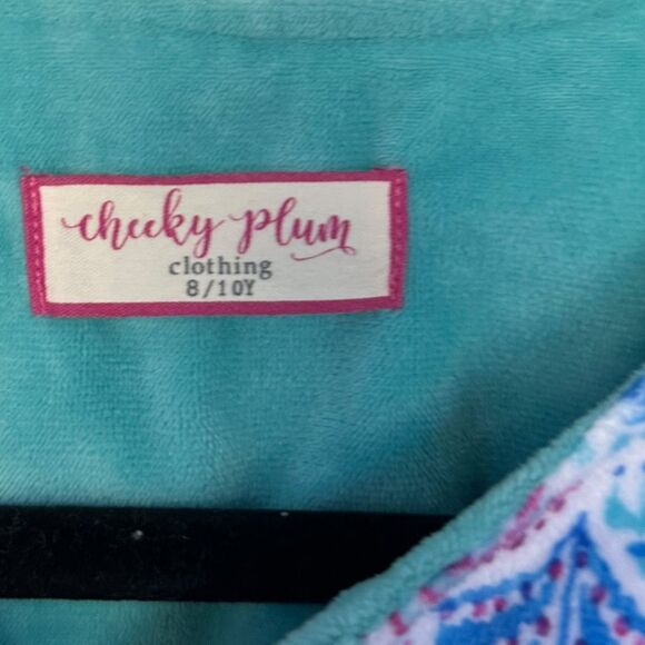 Cheeky Plum Boutique Smock/Swim Cover Seashell-EUC-size 8/10 - Picture 3 of 7